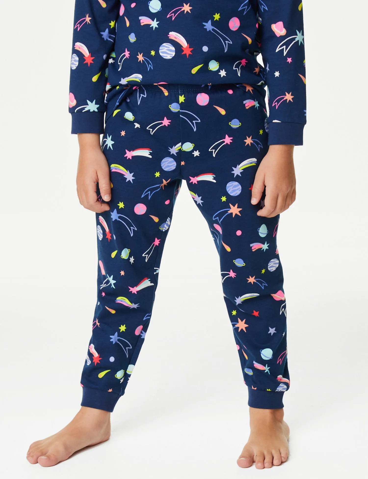 2pk Pure Cotton Unicorn Pyjama Sets