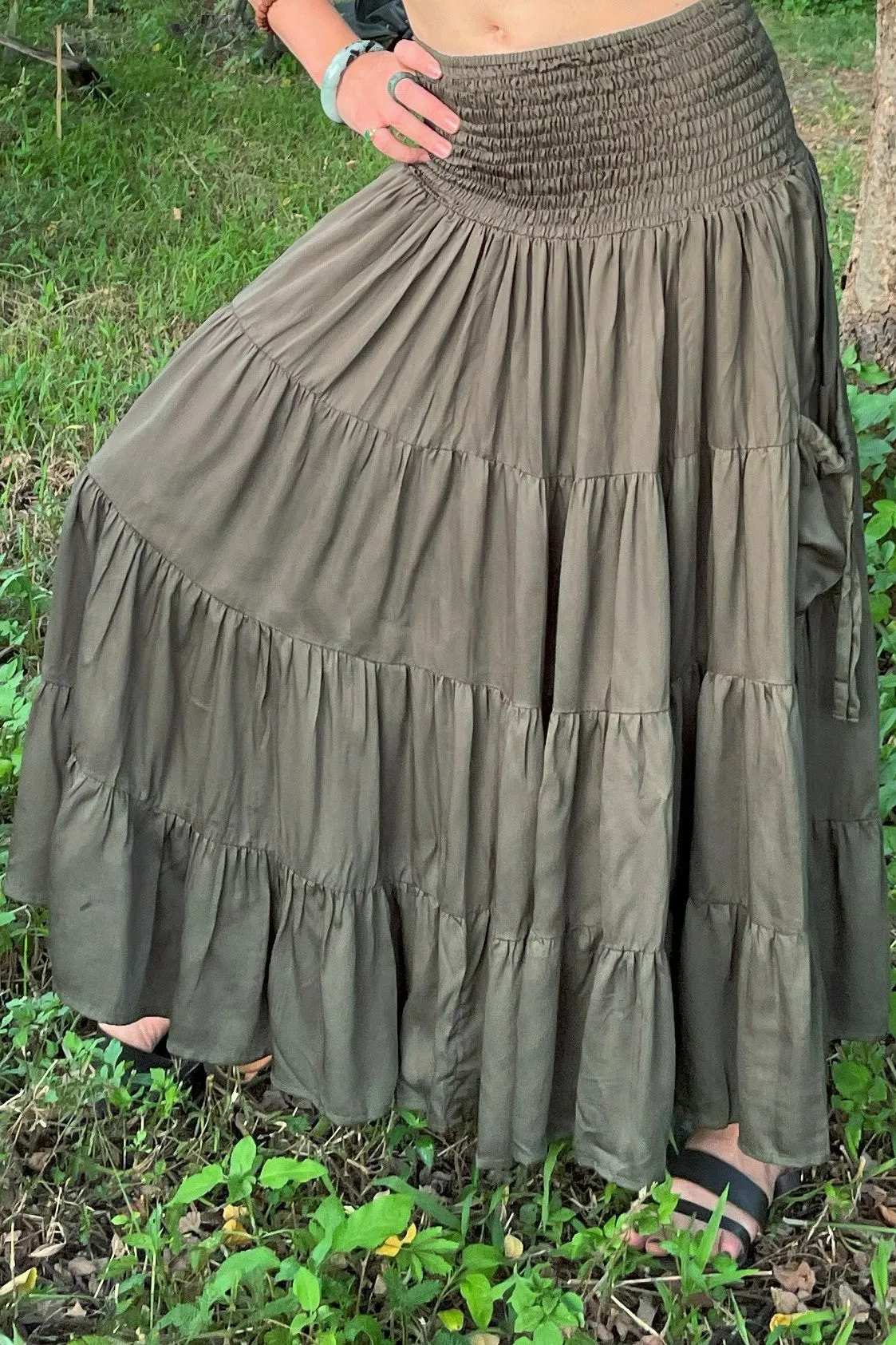 Aphrodite Skirt in Sage