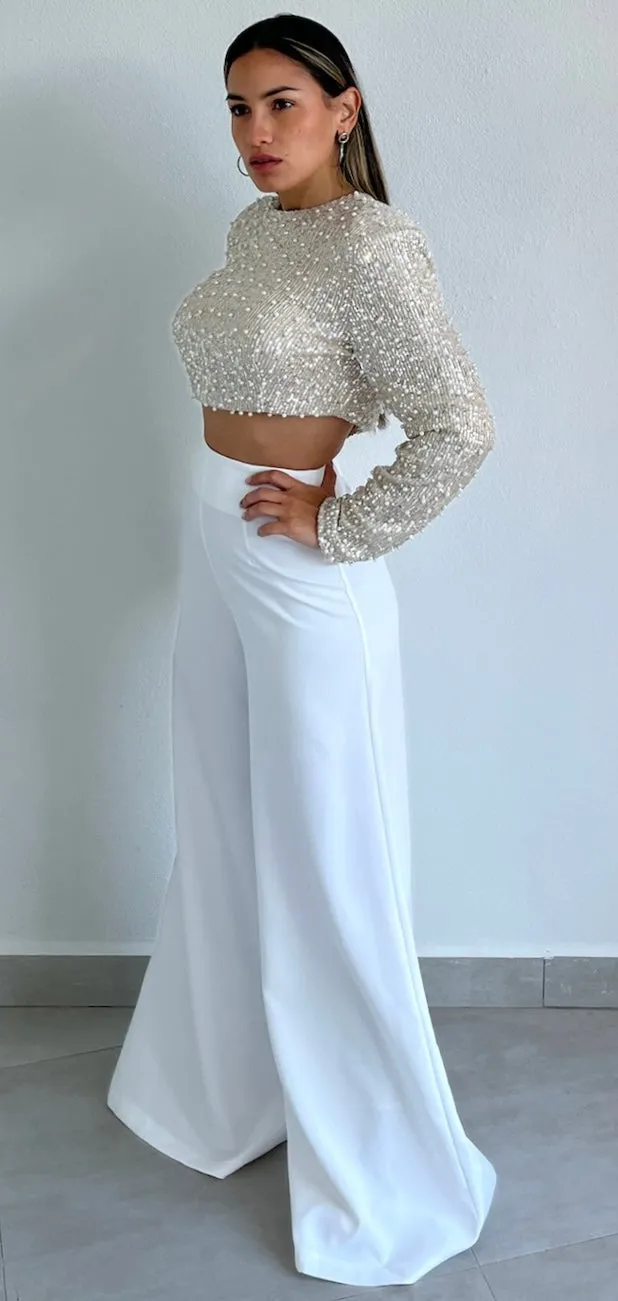 Chic and Sophisticated High Waist Palazzo Pants