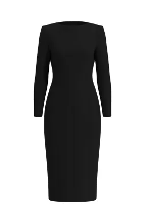 CLASSIC ROUND-NECKLINE DRESS