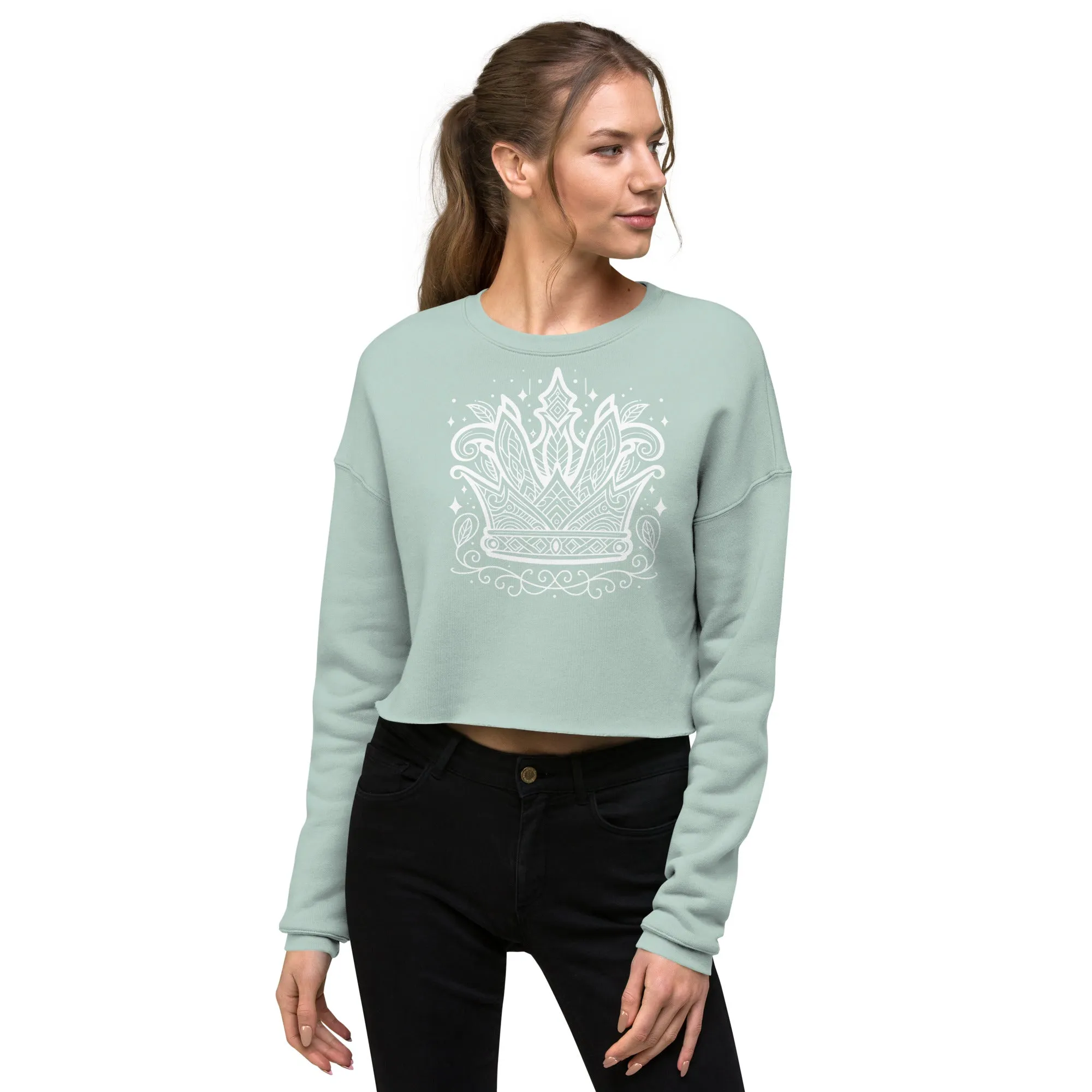 Crown Crop Sweatshirt