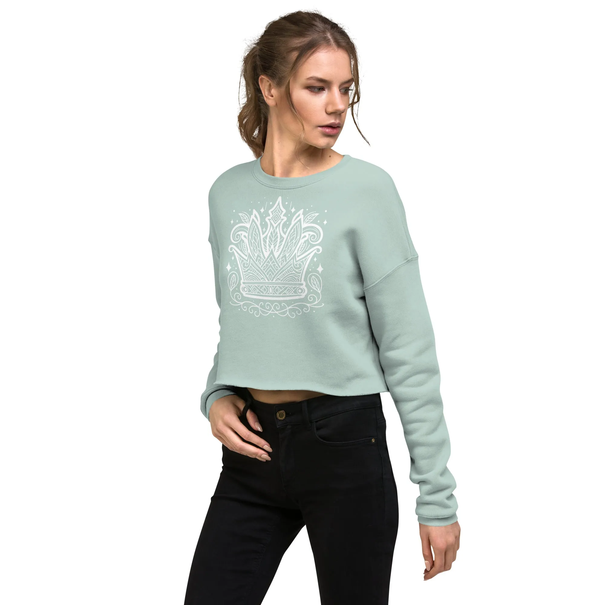 Crown Crop Sweatshirt