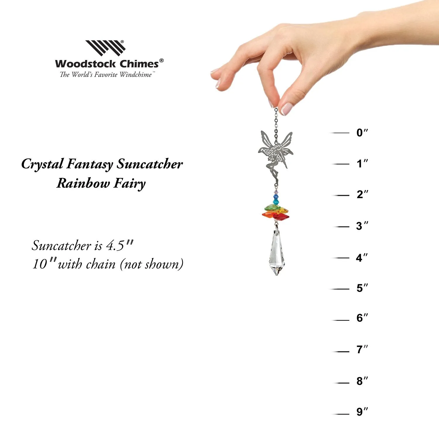 Crystal Fantasy Suncatcher - Rainbow Fairy