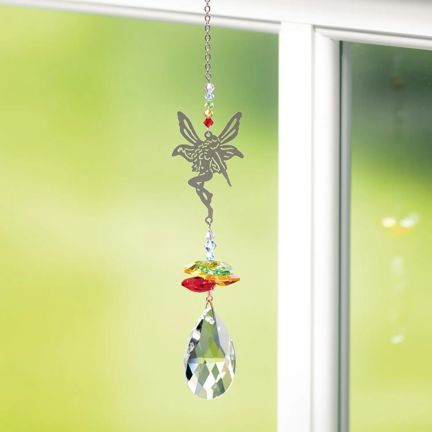 Crystal Fantasy Suncatcher - Rainbow Fairy