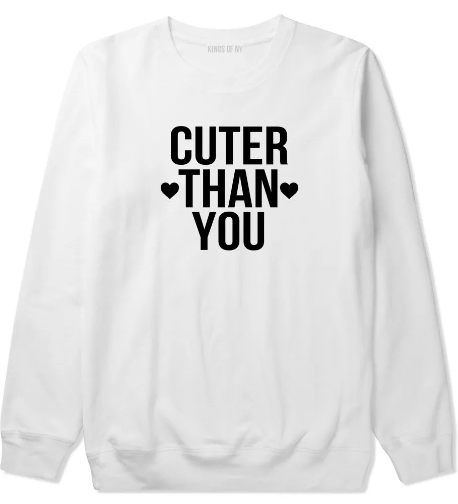 Cuter Than You Heart Crewneck Sweatshirt