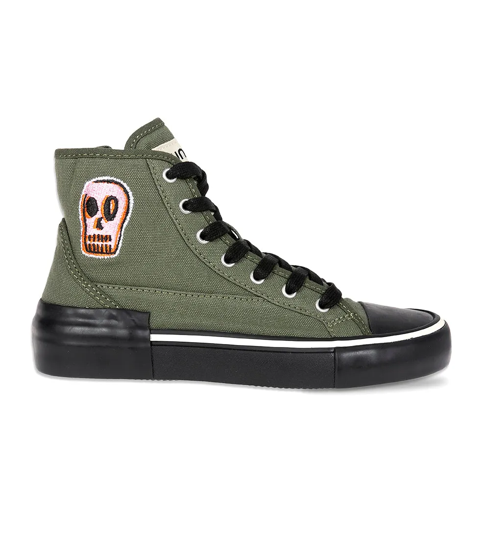 dizzy skull high tops