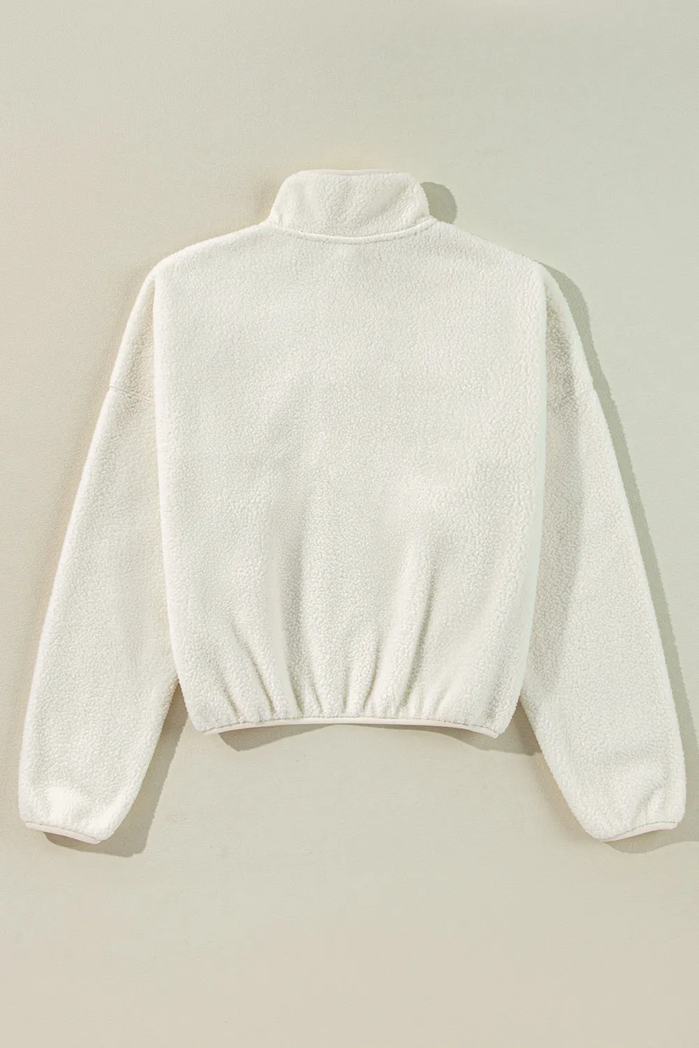 Fleece Placket Sweatshirt