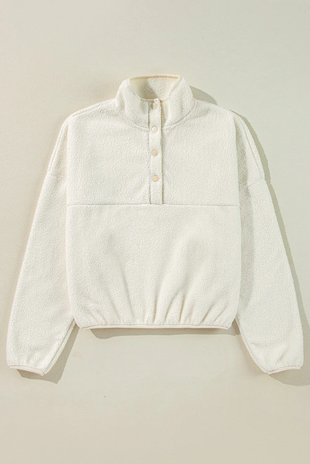 Fleece Placket Sweatshirt