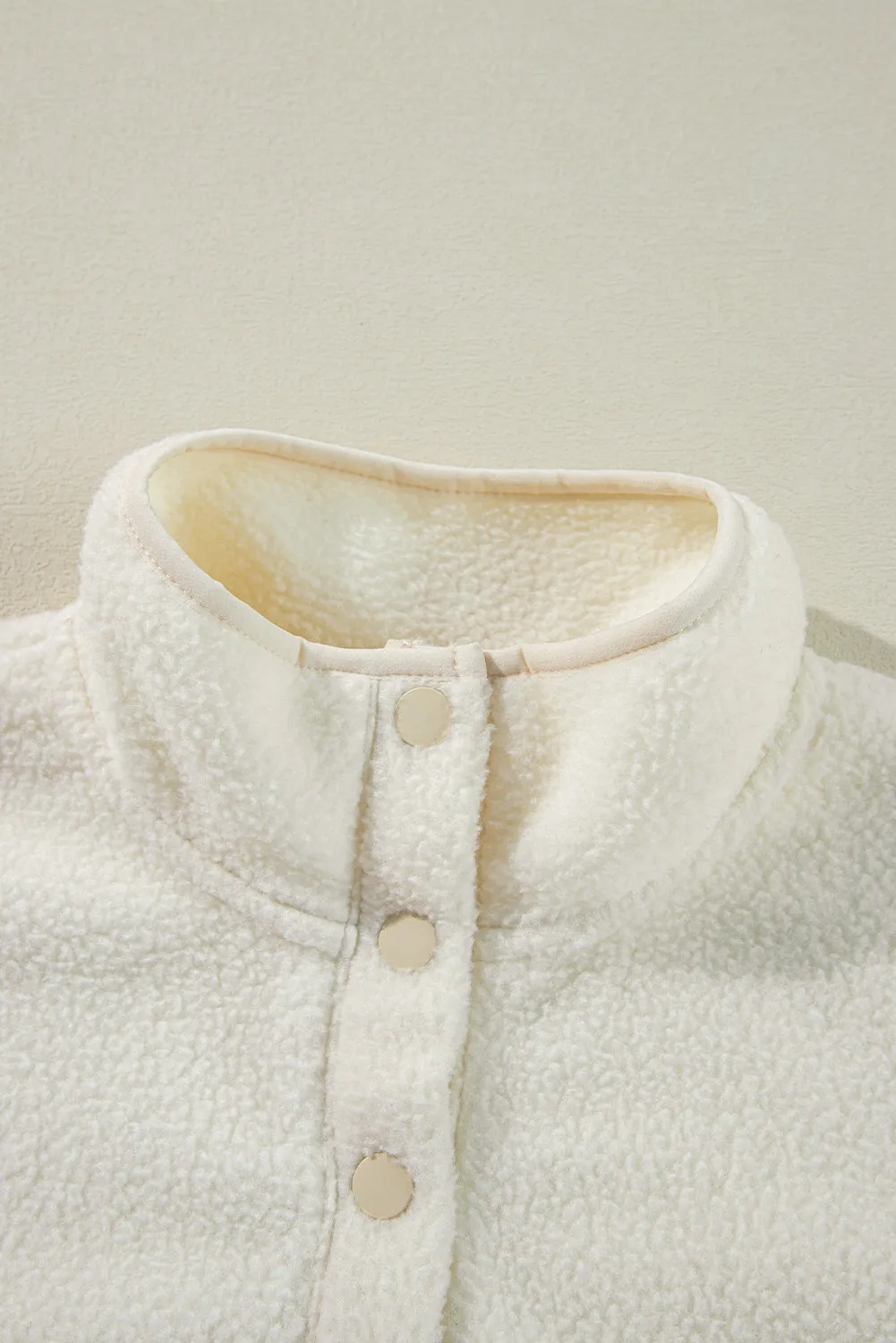 Fleece Placket Sweatshirt