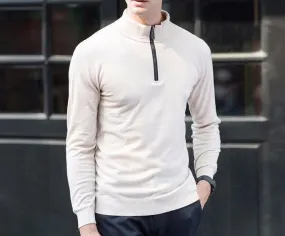 High Quality Knitwear Men's Winter Thick Warm Cashmere Pullover