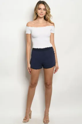 Islet Trim Navy Shorts