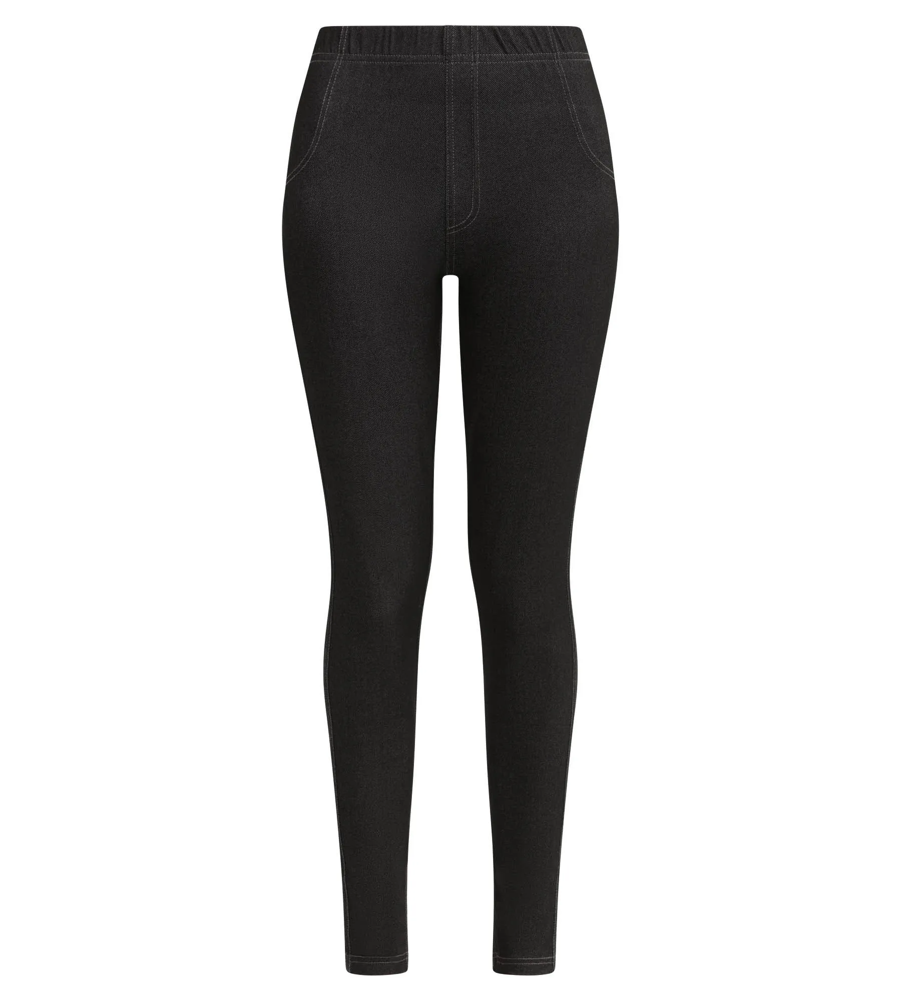 Legging femme effet jean Noir avec poches Dim Relax & Go