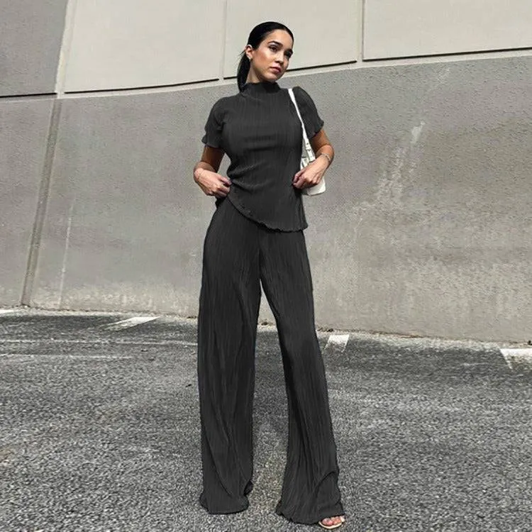 Mai High waisted comfy casual set