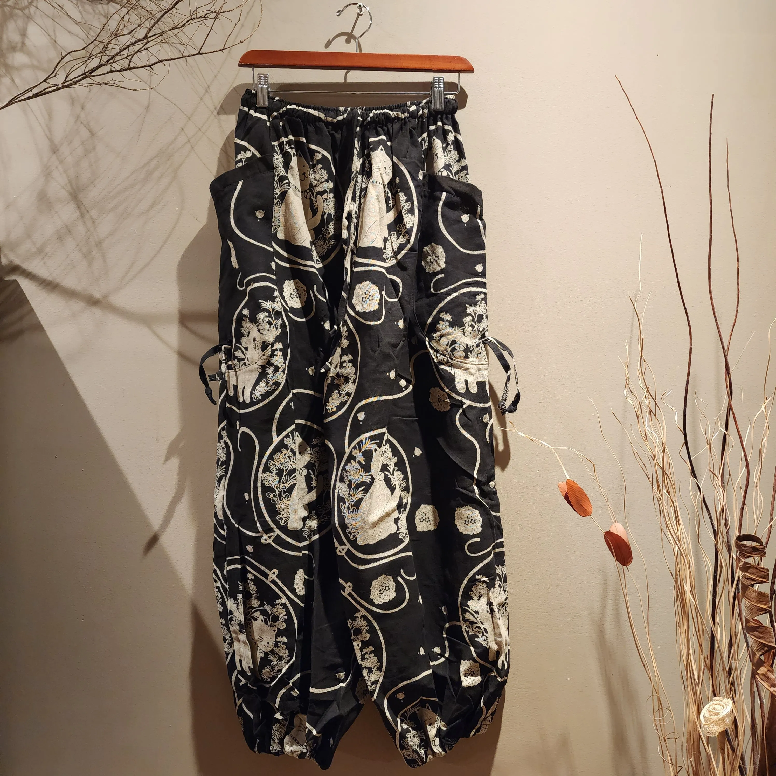 Neko Cat Drawstring Comfy Pants