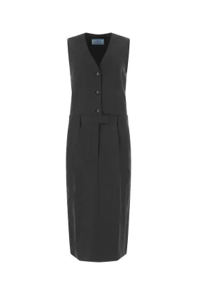 PRADA Elegant Wool Dress for Women | 22W Season