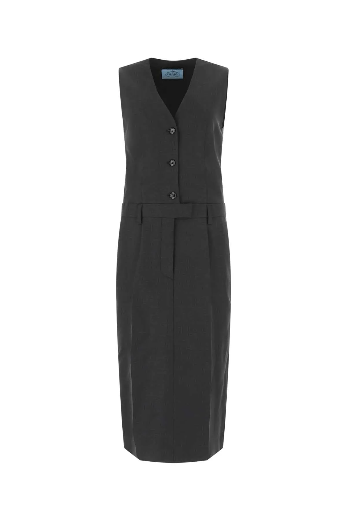 PRADA Elegant Wool Dress for Women | 22W Season