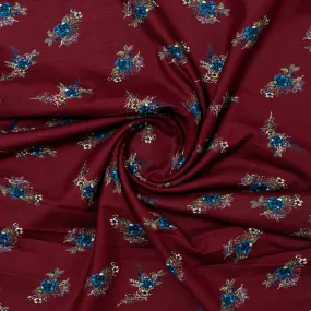 Rayon Fabric for Kurti or Kurtas (Wine)