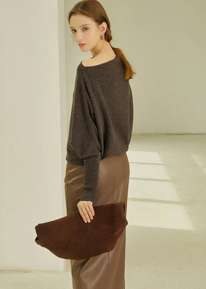 SLANTED SHOULDER IRREGULAR TOPS