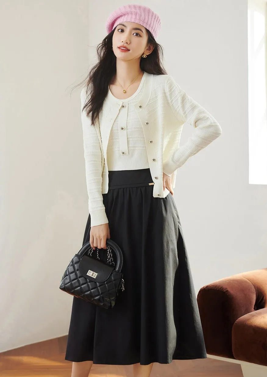 TWO PIECE FRENCH ELEGANT KNIT