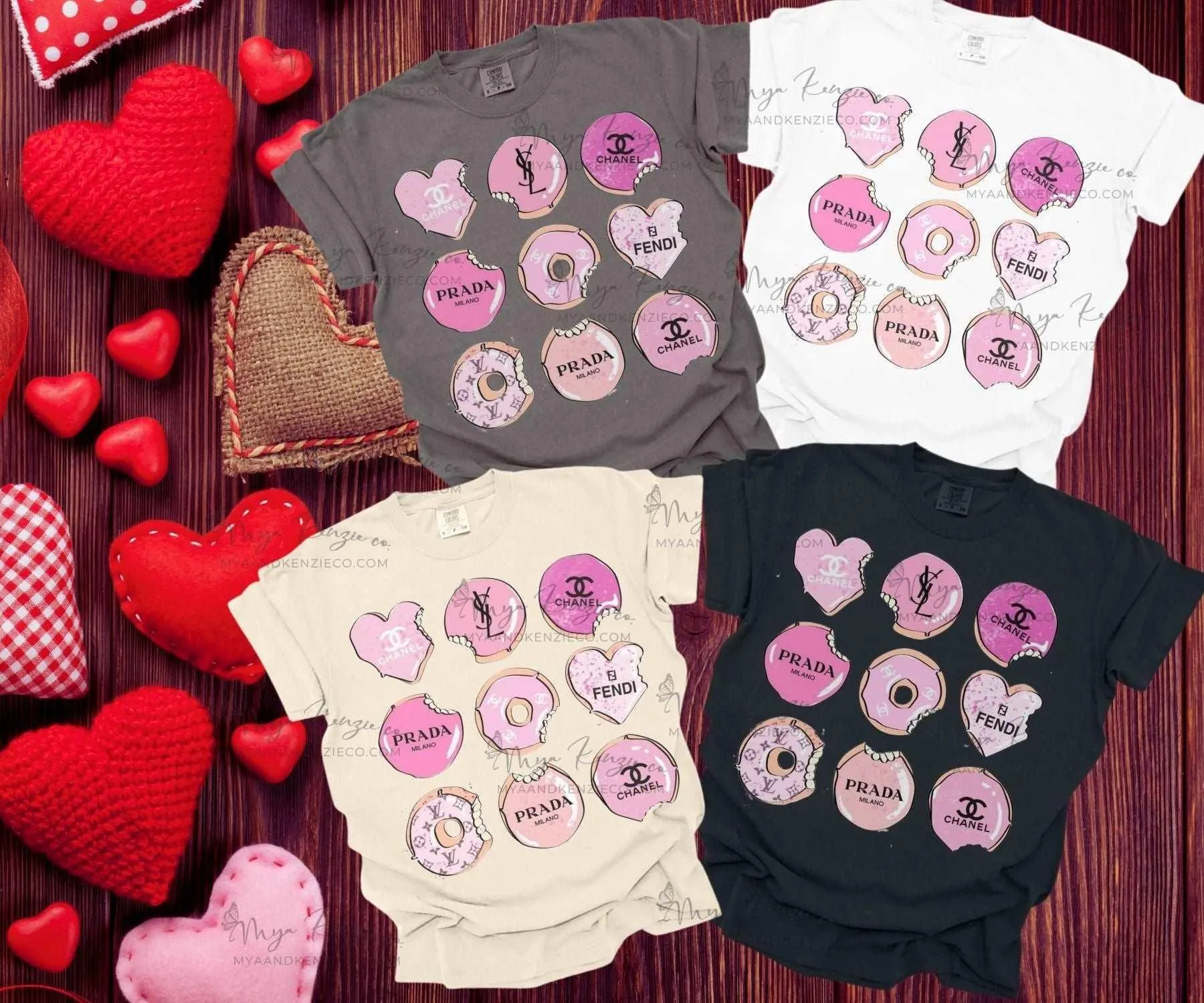 Valentines Donuts Custom Valentines apparel