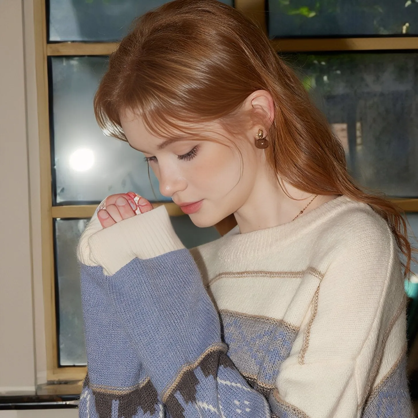 WINTER PASTEL JACQUARD SWEATER